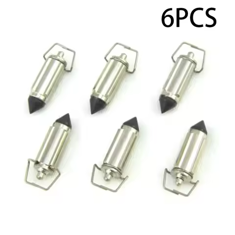 6PCS Carburetor Float Needle Fits For CB750 YZF600 CBX EX500 ZX600 VF500 Carb Motorcycle Equipments
