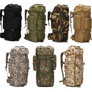 65L Bagpack Camouflage Travel Flight Climbing Army Tactical Camping Jungle Tracking Hiking Rucksack 