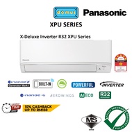 Panasonic X-Deluxe Inverter R32 Air Conditioner Built-In WiFi 1HP 1.5 HP AirCond Air Cond 冷氣機 空調 CS-