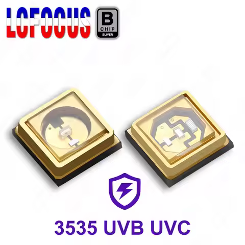 Deep UV LED UVC 280nm UVB 300nm + UVA 395nm Diodes 3535 SMD 5~15mW Chip DIY Ultraviolet Lamps For Wa