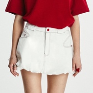 Merge Official - Puffy Denim Mini Skirt (พร้อมส่ง)