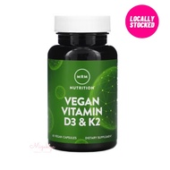 MRM, Vegan Vitamin D3 & K2, 60 Vegan Capsules