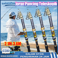 COD Joran Pancing Teleskopik/Joran Pancing Serat Karbon 2.1M-3.6M/Joran Pancing Ikan Laut Bahan Carb