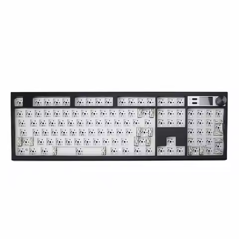 GMK104 Mechanical Keyboard Kit Hot Swap bluetooth-compatible Gaming Keyboard Backlit Gasket Structur