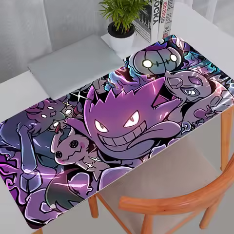 Mouse Pad Gaming Large Dywan Gamer Keyboard Desk Mat Table Carpet P-Pokemons G-Gengar Mousepad XXL 9