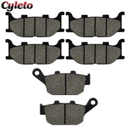 Cyleto Motorcycle Parts Front or Rear Brake Pads for Yamaha FZ6R 2009-2017 XJ6N XJ6F XJ6S XJ6 XJ600 