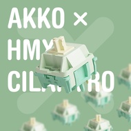 [TACTILE] Akko X HMX Cilantro | 36gf Tactile Factory Lubed Mechanical Switch
