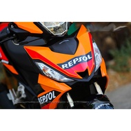 Tem rời Winner V1 mẫu Repsol cam đen đỏ in sắc nét 3 lớp không phai màu CM00124