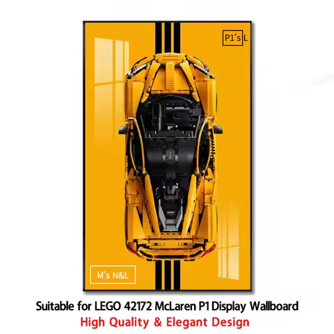 NEW Display Wallboard Suitable for LEGO 42172 McLaren P1 Technic building block car model Wall Mount