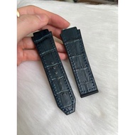 FREE TOVIT H.U.B.L.O.T Men's and Women's Watch Strap Case 38 Charcoal Purple Leather Lining Strap Si