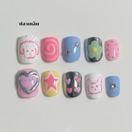Real Gel Nails Ready-Made False y2k Cute
