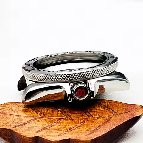 NH34 NH35 Case SKX007 Watch Cases fit for NH35 NH36 7S26 Movement Crown at 3.0 Click Spring NH35 Mod