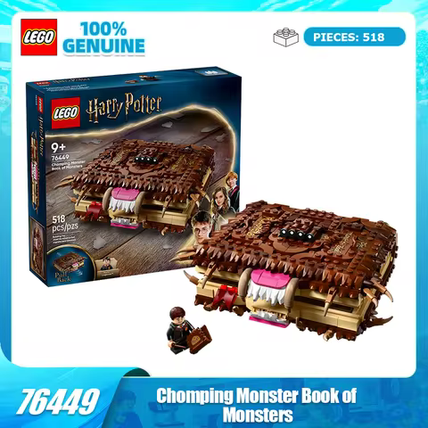 LEGO building blocks assemble Harry Potter 76449 biting monsters book for boys and girls, children's