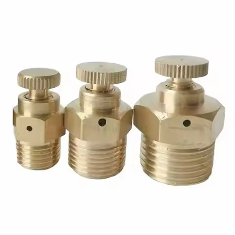 Brass 1/8" 1/4" 3/8" 1/2" BSP M8x1 M10x1 M12x1 M12x1.25 M12x1.75 Male Manual Exhaust valve Air Relea