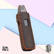 Leather Sleeve Case Xlim Pro 2 Oxva Xlim Pro 2 Termasuk Lanyard - Brown Denim