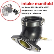 Motorcycle Carburetor Intake Manifold FOR PD26 BS26 AN125-150 VS125 Engine Interface