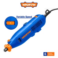 WADFOW Mini Grinder (130W) 3.2mm Collet w/ Variable Speed + 52 Pcs Accessories + Flexible Shaft WRY1