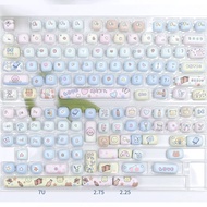 AKKO Keycaps Mog Height PBT Heat Sublimation สำหรับคอมพิวเตอร์ 60 68 75 104 108 ห้องเล่นของเล่น หัวเ