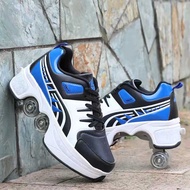 GRATIS Helm Deker ! Sepatu Roda Casual  Skate / Kick Roller Shoes Impor Viral