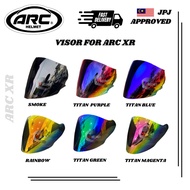 VISOR ARC XR ( VISOR SIANG & MALAM ARC XR HELMET ORIGINAL ) - VISOR HELMET ARC XR ARC KOI