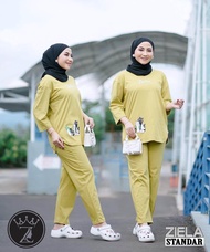 DELIA SET KAOS OVAL JUMBO STANDAR ( GAMBAR RANDOM )