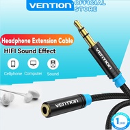 Vention 3.5mm Extension Audio Cable Cotton Braided Male to Female Extend Cable For Headphone Stereo