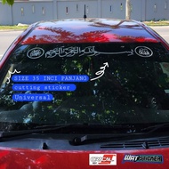 Car Lorry Van Sticker khat-bismillah /Vinyl Sticker