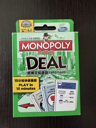 99% new Monopoly 大富翁 deal card game