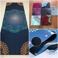 High-quality 2-In-1 Natural Rubber Travel yoga Mat For Anti-Slip With Bag