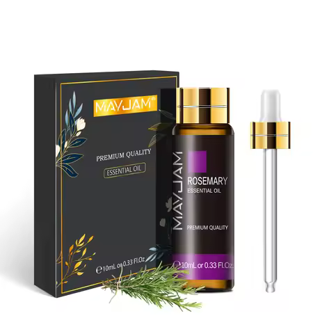 10ML Pure Rosemary Geranium Essential Oil Diffuser Tea Tree Cloves Lemongrass Citronella Chamomile C