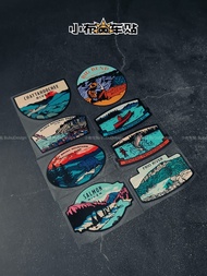 · #· Car Sticker Retro Outdoor Camping Travel National Park Off-Road SUV Adventure Waterproof Car St