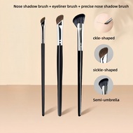 Professional 3-Piece Angled Contour Kit – Innovative Semi-Circle Shading Applicator, Nose Bridge Scu