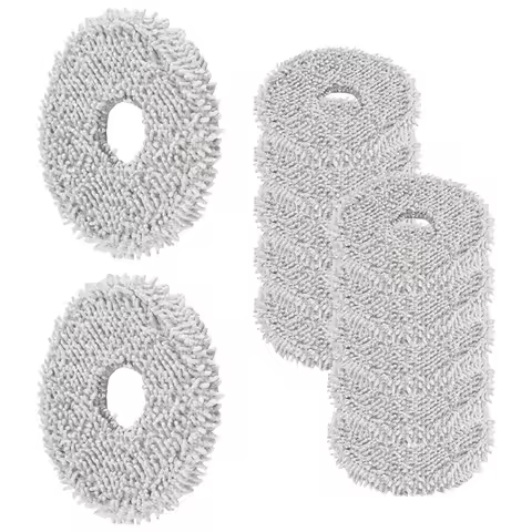 NEW 12 Pack Washable Mopping Pads for Dreame L10S /L10/ L20 / L30/ X30/ Ecovacs Deebot X2 Omni/ T20 