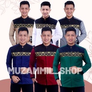 HIJAU Koko Muslim Fashion Batik Combination C07 Al Haramain Green M/L/XL Adult 9