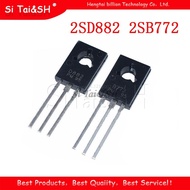 10PCS 2SD882 2SB772 TO-126 D882 B772 TO126 IC new and original