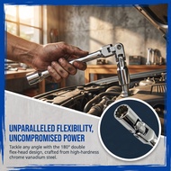 12 Point 12*14mm Double Flexible Socket Wrench Two Way Workshop Tool To the rotating sleeve