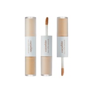 [Cozywhite][UPGRADED] Dual Color Concealer + Mini Puff (4.2g * 2ea)