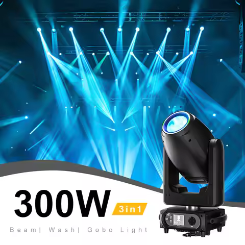 GalaxyJet LED Beam&Wash&Spot 300W 3in1 Moving head Lighting TYPC Interface For DJ wedding Disco Nigh