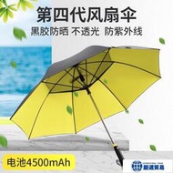 滿300發貨 新款風扇傘 摺疊防曬遮陽傘usb充電寶降溫神器帶風扇的太陽傘