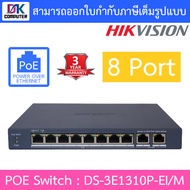 HIKVISION POE Switch 4 / 8 Port รุ่น DS-3E0106P-E/M / DS-3E0310P-E/M / DS-3E1106P-EI/M / DS-3E1310P-
