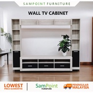 🔥SamPoint🔥Kabinet TV Sekali Rak / Kabinet TV Ruang Tamu / Rak TV / Almari TV 60 inch / TV Wall unit 