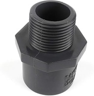 MOLIBAIHUO 21.34-48.26mm To 1/2"-2 1/2" Male Thread Hi-Quality UPVC Connectors Aquarium Tank Adapter