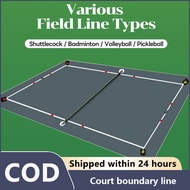 Pickleball standard field boundary line Pickleball trainer Badminton temporary field line marking