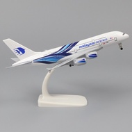 Metal Aircraft Model 20Cm 1:400 Etihad A380 Metal Replica Alloy Material Aviation Simulation Childre