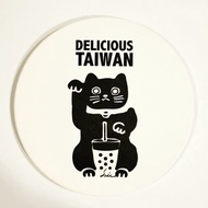 招財貓 喵 貓咪 黑貓 陶瓷鍋墊 陶瓷杯墊 陶瓷 耐熱 抗熱 鍋墊