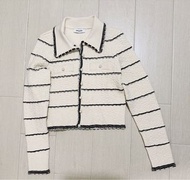 割 NEW全新sandro cardigan long sleeves outer jacket 間條外套小香風短裝外套not COS Maje Club Monaco Zara