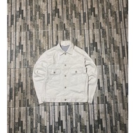 Uniqlo denim jacket type 2 Broken White