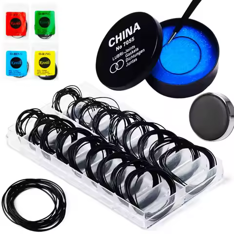 Watch Repair Tools 1box Watch Case Rubber Waterproof O-Ring Oil-resistant Watch Bottom Cover Gasket 