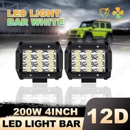 4inch 200W Led Light Bar/Work Light Led Bar 5D CREE Led Work Light For Offroad Jeep 4x4 ATV Truck Tractors 12V 24V