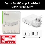 Belkin BoostCharge Pro 4-Port GaN Charger 108W WCH010myWH Wall Charger Belkin Boost Charge Pro Lapto